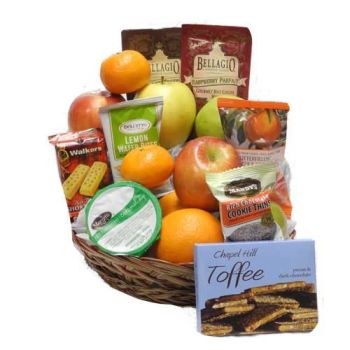 Gourmet Goodies and Fruit Basket 