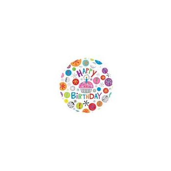 Happy Birthday Mylar Balloon