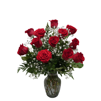 Beautiful Roses Vased