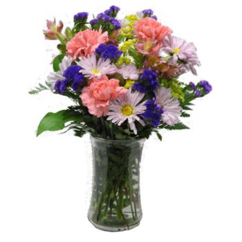 Spring Promo Mixed Vased Flowers